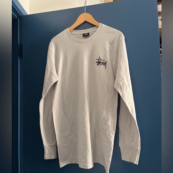 Stussy crew neck tee Stussy Basic LS Tee Mens S - Picture 1 of 5